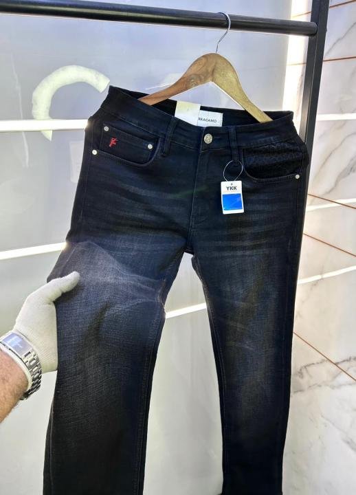 Buy Ferragamo Salvator E Ferragamo Imported Black Super Premium Denim F3118-b1 Online in India - Bootery - Image 4
