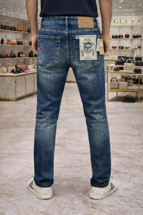 Ralph Lauren Imported Blue Super Premium Denim Jeans F3060-bu - Image 7