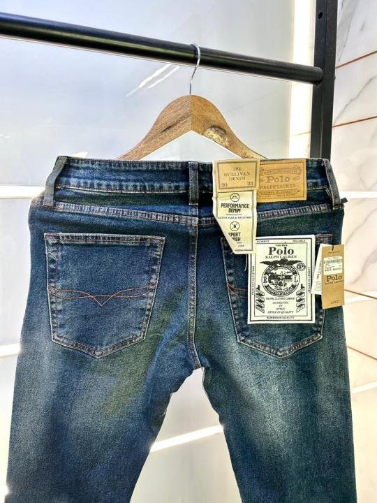 Ralph Lauren Imported Blue Super Premium Denim Jeans F3060-bu - Image 3
