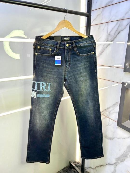 Amiri Imported Blue Super Premium Denim Jeans F3025-bu1 - Image 6