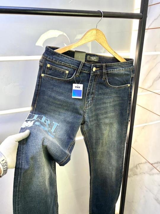 Amiri Imported Blue Super Premium Denim Jeans F3025-bu1 - Image 4