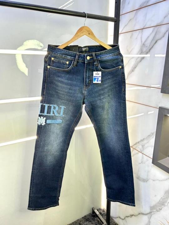 Amiri Imported Blue Super Premium Denim Jeans F3025-bu2 - Image 6
