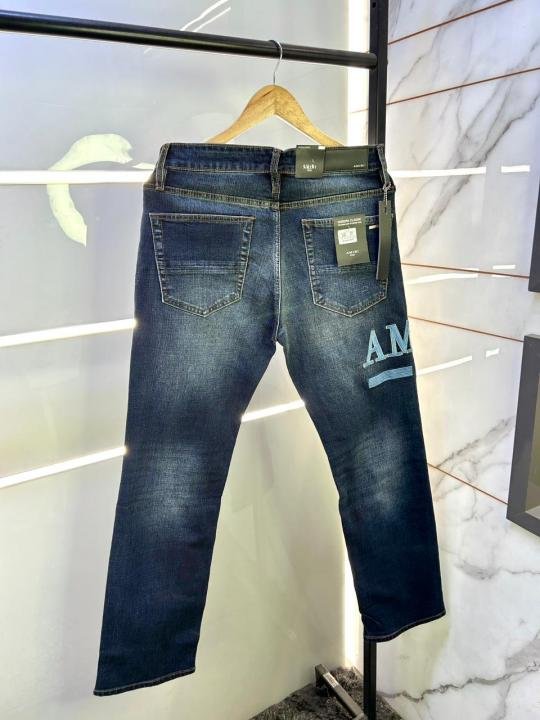 Amiri Imported Blue Super Premium Denim Jeans F3025-bu2 - Image 5