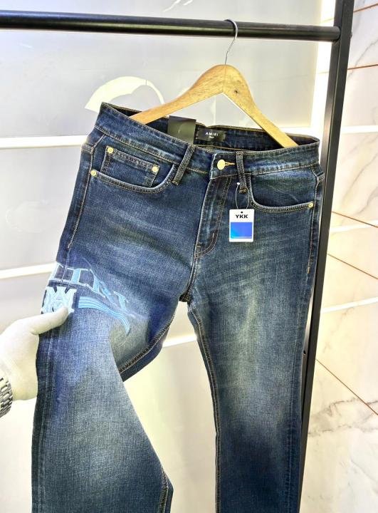 Amiri Imported Blue Super Premium Denim Jeans F3025-bu2 - Image 4