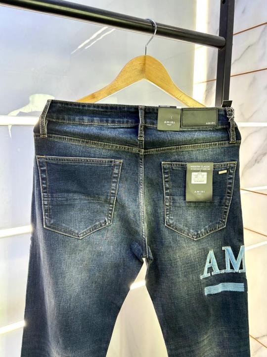 Amiri Imported Blue Super Premium Denim Jeans F3025-bu2 - Image 3