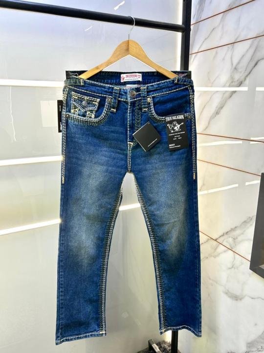 True Religion Imported Blue Super Premium Denim Jeans With Brand Box Packing And Carry Bag F3450-b1 Price in India - Buy at Bootery - Image 7