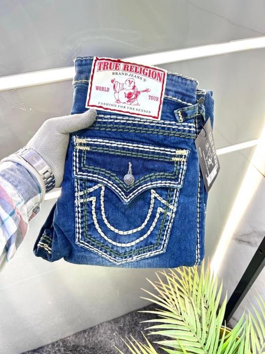 True Religion Imported Blue Super Premium Denim Jeans With Brand Box Packing And Carry Bag F3450-b1 Price in India - Buy at Bootery - Image 5