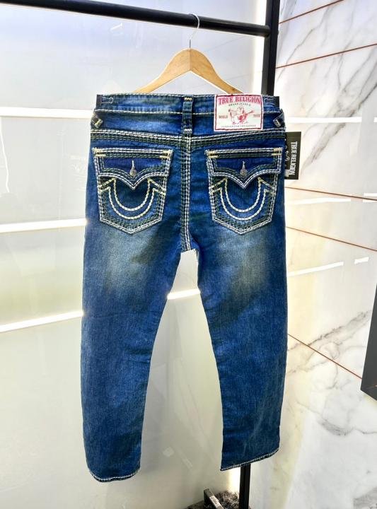 True Religion Imported Blue Super Premium Denim Jeans With Brand Box Packing And Carry Bag F3450-b1 Price in India - Buy at Bootery - Image 4