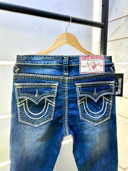 True Religion Imported Blue Super Premium Denim Jeans With Brand Box Packing And Carry Bag F3450-b1 Price in India - Buy at Bootery - Image 3