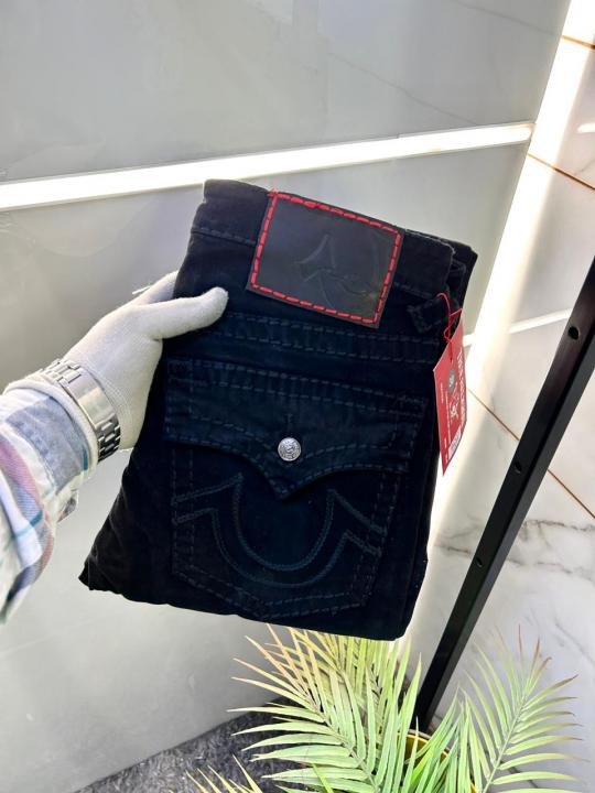 True Religion Imported Black Super Premium Denim With Brand Box Packing And Carry Bag F3422-b1 - Best Price Online - Bootery - Image 6