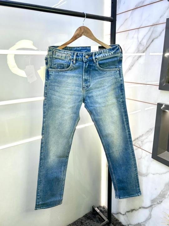 Balmain Paris Imported Light Blue Super Premium Denim Jeans F3005-b2 - Best Price Online - Bootery - Image 5