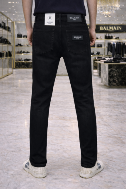 Buy Balmain Paris Imported Black Super Premium Denim Jeans F3005-bl Online in India - Bootery