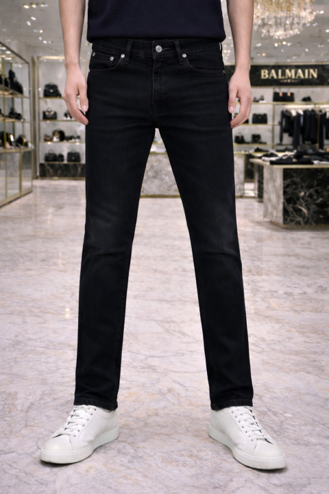 Buy Balmain Paris Imported Black Super Premium Denim Jeans F3005-bl Online in India - Bootery - Image 7