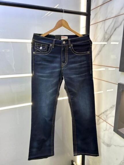 True Religion Imported Blue Super Premium Denim With Brand Box Packing And Carry Bag F3074-a2 - Best Price Online - Bootery