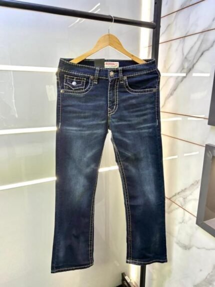 Buy True Religion Imported Blue Super Premium Denim With Brand Box Packing And Carry Bag F3074-a1 Online in India - Bootery