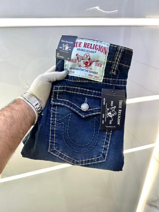 Buy True Religion Imported Blue Super Premium Denim With Brand Box Packing And Carry Bag F3074-a1 Online in India - Bootery - Image 5