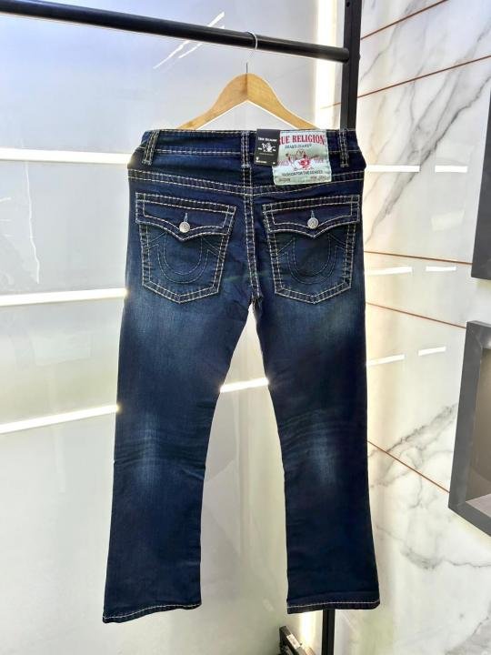 Buy True Religion Imported Blue Super Premium Denim With Brand Box Packing And Carry Bag F3074-a1 Online in India - Bootery - Image 3