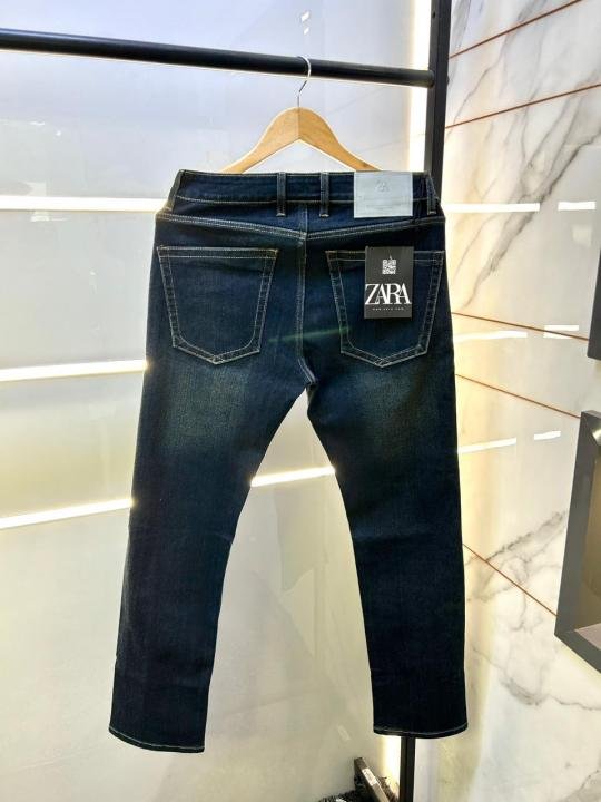 Zara Imported Dark Blue Super Premium Denim Jeans F3274-b1 - Best Price Online - Bootery - Image 5