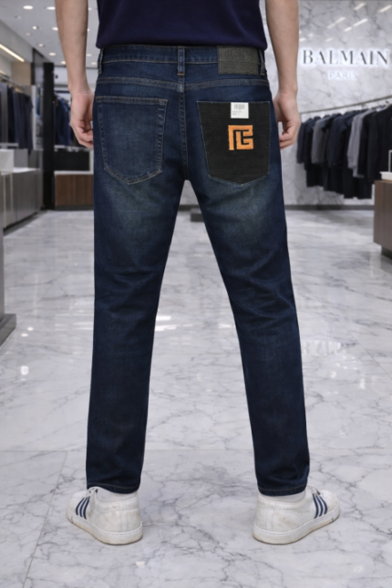 Balmain Paris Imported Dark Blue Super Premium Denim Jeans F2894-b7 Price in India - Style 1 - Buy at Bootery