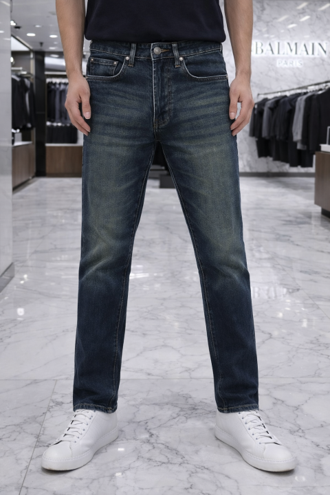 Buy Balmain Paris Imported Dark Blue Super Premium Denim Jeans F2894-b4 Online in India - Style 1 - Bootery - Image 7