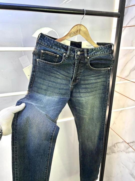 Buy Balmain Paris Imported Dark Blue Super Premium Denim Jeans F2894-b4 Online in India - Style 1 - Bootery - Image 4