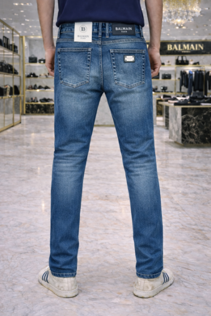 Balmain Paris Imported Light Blue Super Premium Denim Jeans F2894-b3 Price in India - Style 1 - Buy at Bootery
