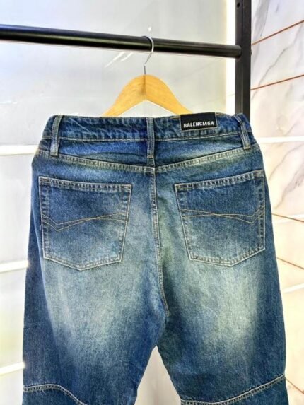 Balenciaga Imported Blue Super Premium Denim Jeans F2958-bu - Best Price Online - Bootery - Image 2