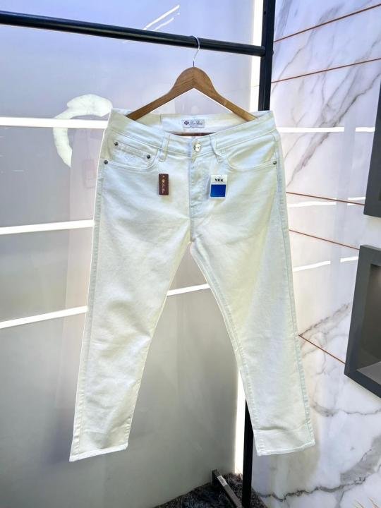 Buy Loro Piana Imported White Super Premium Denim F3116-wh Online in India - Bootery - Image 7