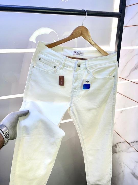Buy Loro Piana Imported White Super Premium Denim F3116-wh Online in India - Bootery - Image 6