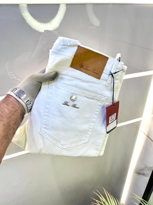 Buy Loro Piana Imported White Super Premium Denim F3116-wh Online in India - Bootery - Image 5