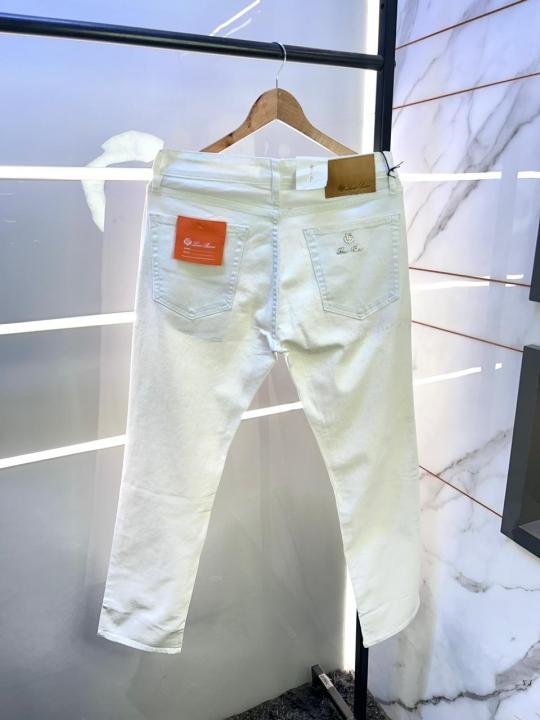 Buy Loro Piana Imported White Super Premium Denim F3116-wh Online in India - Bootery - Image 4