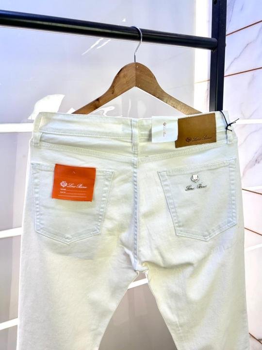 Buy Loro Piana Imported White Super Premium Denim F3116-wh Online in India - Bootery - Image 3