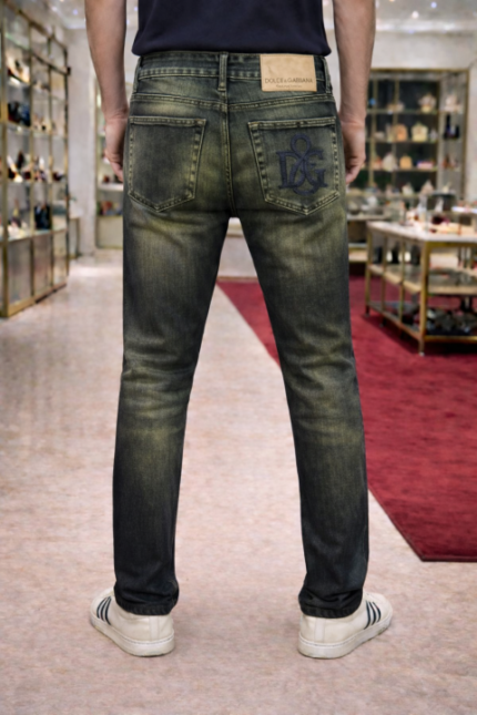 Buy Dolce & Gabbana Dolce & Gabbana Imported Green Super Premium Denim F3040-gr Online in India - Bootery