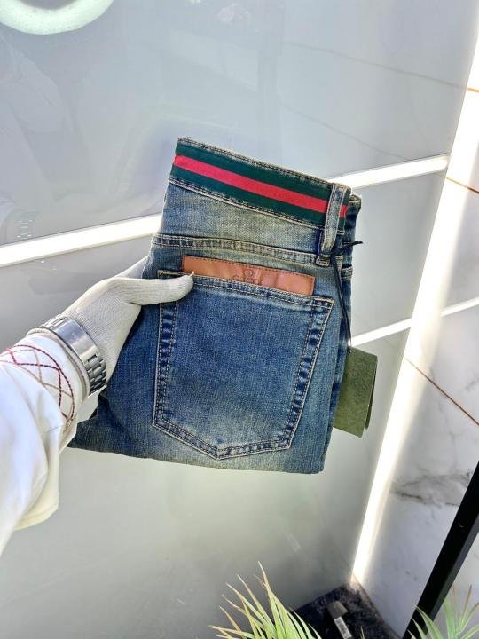 Gucci Imported Dark Blue Super Premium Denim Jeans F3079-dbu - Best Price Online - Bootery - Image 5