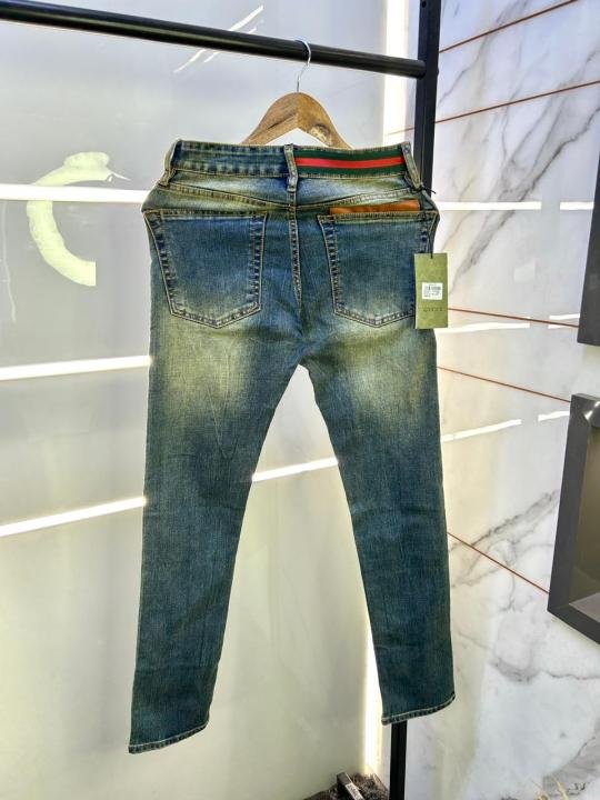 Gucci Imported Dark Blue Super Premium Denim Jeans F3079-dbu - Best Price Online - Bootery - Image 4
