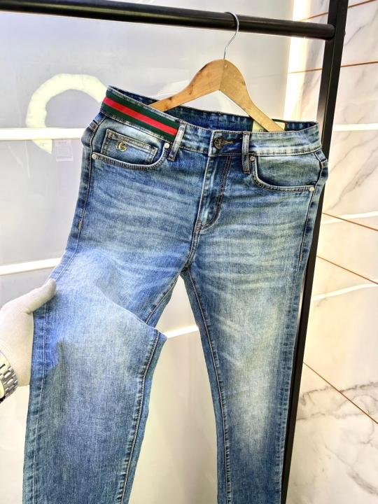 Buy Gucci Imported Light Blue Super Premium Denim Jeans F3079-lbu Online in India - Bootery - Image 5