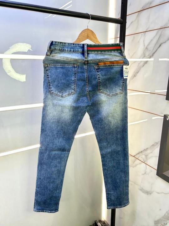 Buy Gucci Imported Light Blue Super Premium Denim Jeans F3079-lbu Online in India - Bootery - Image 3