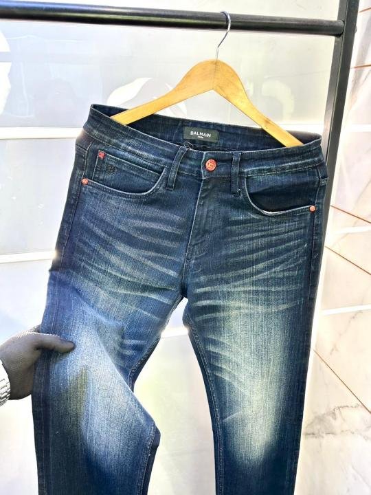 Balmain Paris Blue Super Premium Denim F3059-bu Price in India - Buy at Bootery - Image 4