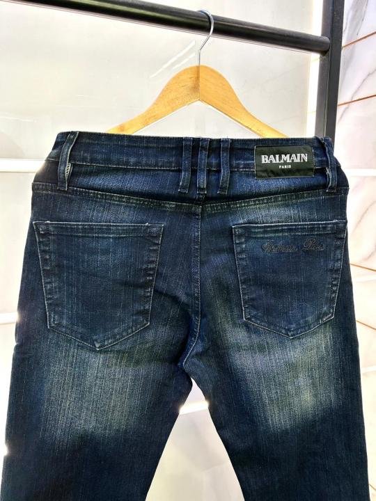 Balmain Paris Blue Super Premium Denim F3059-bu Price in India - Buy at Bootery - Image 3