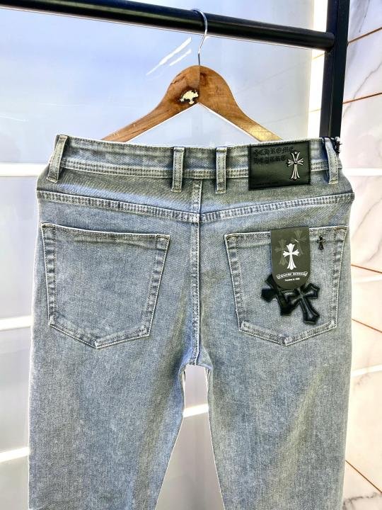 Chrome Hearts Grey Imported Super Premium Denim F2969-gy - Best Price Online - Bootery - Image 5