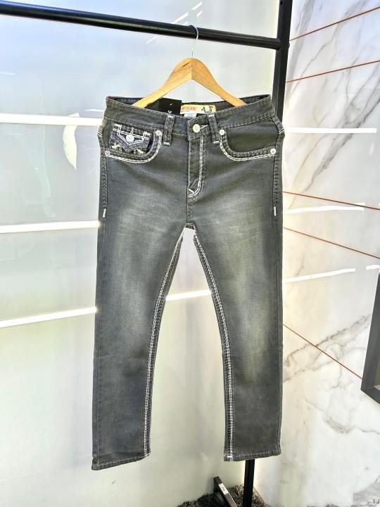 True Religion Dark Grey Imported Super Premium Denim F2832-dgy