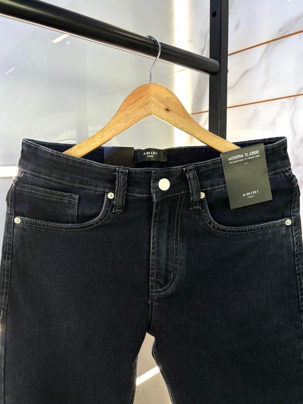 Amiri Imported Black Super Premium Denim F2224-bl - Image 6