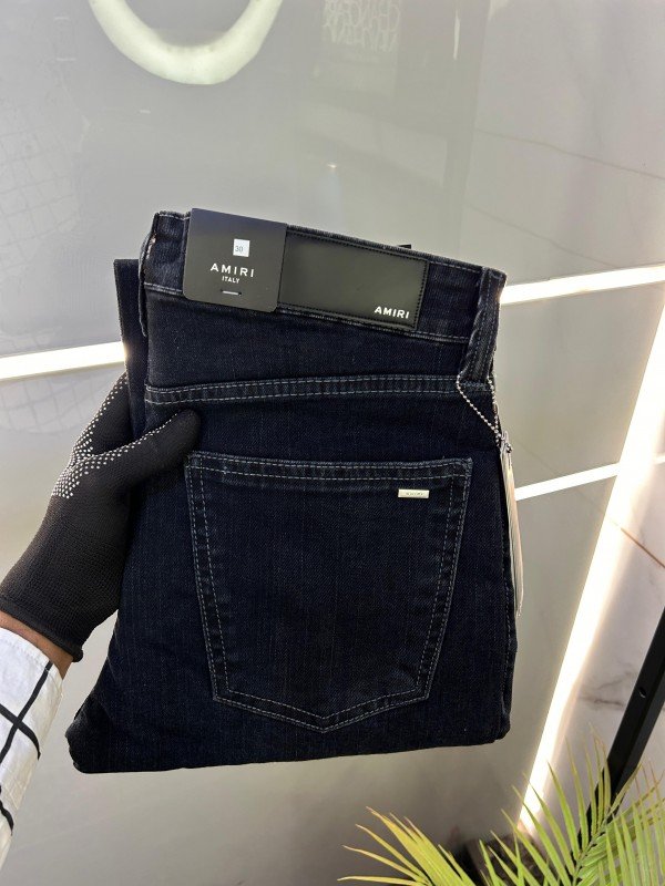 Amiri Imported Black Super Premium Denim F2224-bl - Image 5
