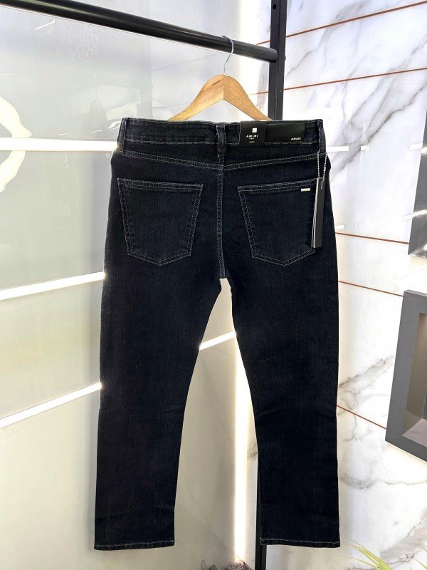 Amiri Imported Black Super Premium Denim F2224-bl - Image 4