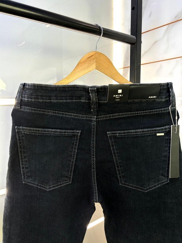 Amiri Imported Black Super Premium Denim F2224-bl - Image 3