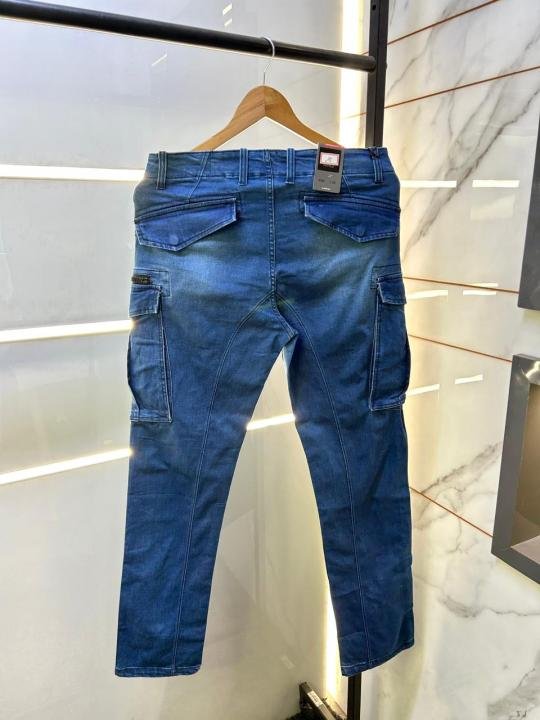 G-star Raw Imported Blue Super Premium Denim Cargo F3063-a1 - Image 2
