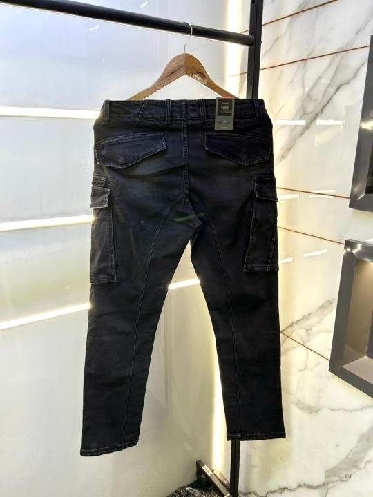 G-star Raw Imported Black Super Premium Denim Cargo F3063-bl - Image 3