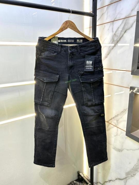 G-star Raw Imported Black Super Premium Denim Cargo F3063-bl