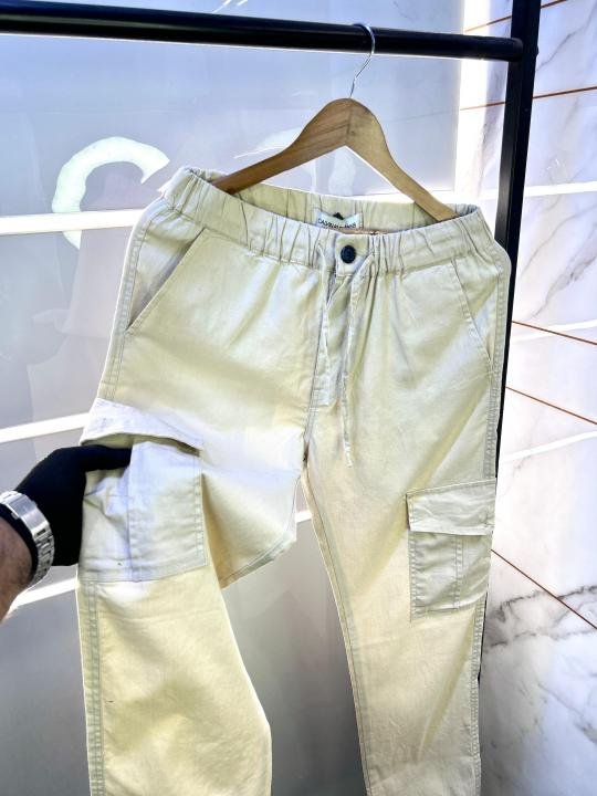 Calvin Klein Linen Cream Super Premium Cargo F2878-cr - Image 3