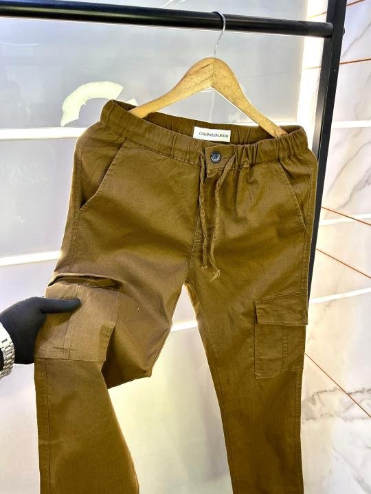 Calvin Klein Brown Linen Super Premium Cargo F2878-br1 - Image 3